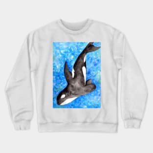 Litlle black whale Crewneck Sweatshirt